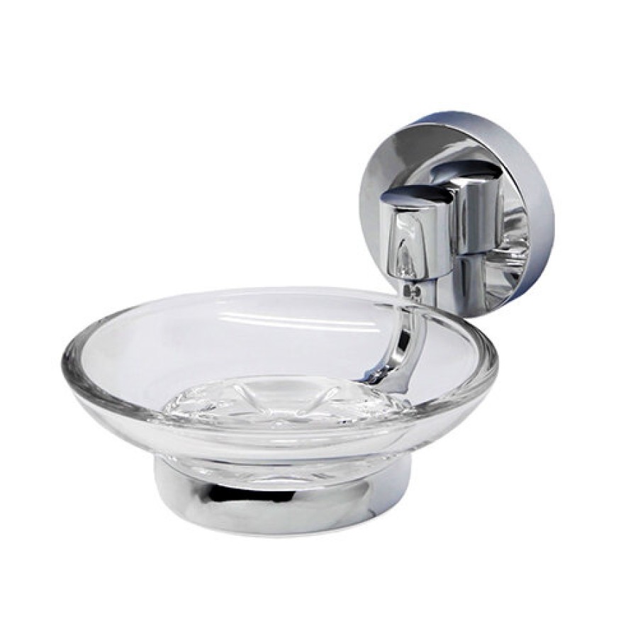 Мыльница стеклянная WasserKRAFT Rhein, K-6229, хром