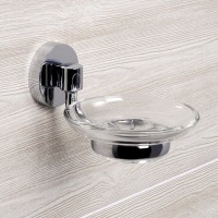 Мыльница стеклянная WasserKRAFT Rhein, K-6229, хром