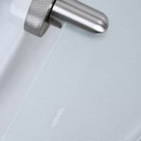 Полка стеклянная WasserKRAFT Tauber K-64424, держатель никель