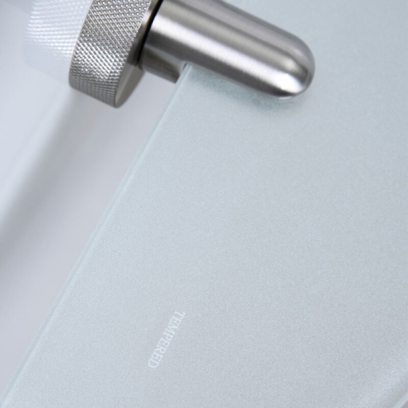 Полка стеклянная WasserKRAFT Tauber K-64424, держатель никель