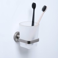 Стакан для щеток WasserKRAFT Tauber K-64428, держатель никель