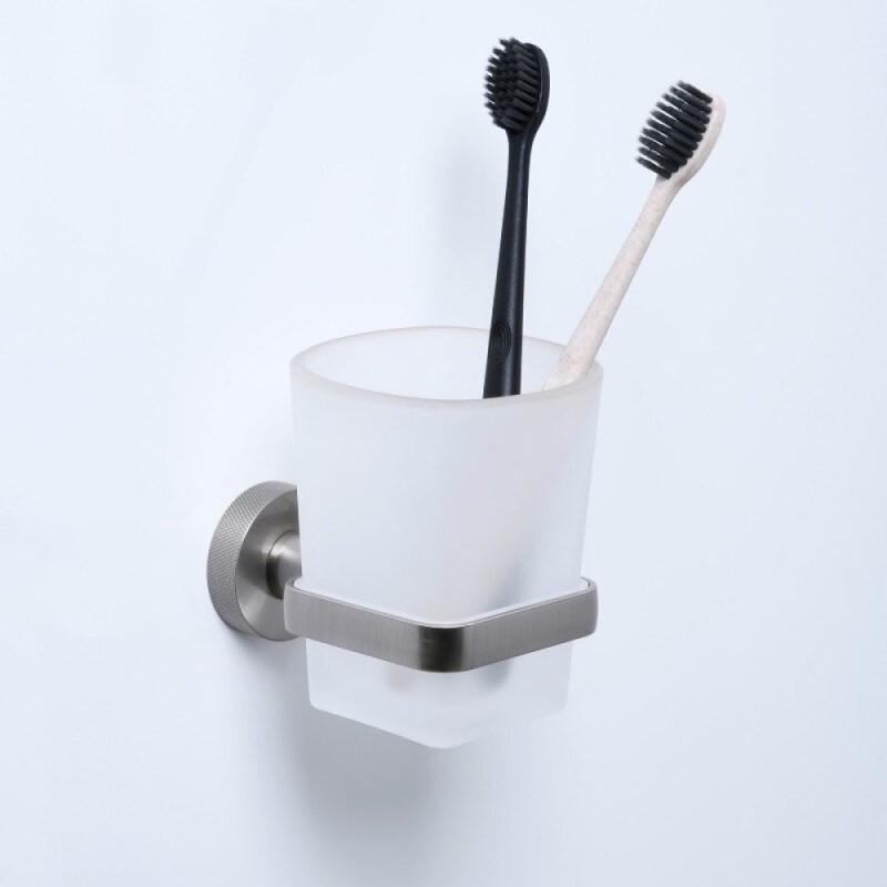 Стакан для щеток WasserKRAFT Tauber K-64428, держатель никель