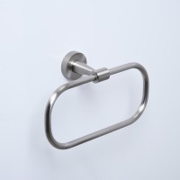 Полотенцедержатель WasserKRAFT Tauber K-64460, 23 см, никель