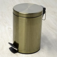 Корзина для мусора WasserKRAFT Exter, К-645, 5 литров, бронза