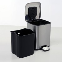 Корзина для мусора WasserKRAFT K-649, с педалью, 9 л