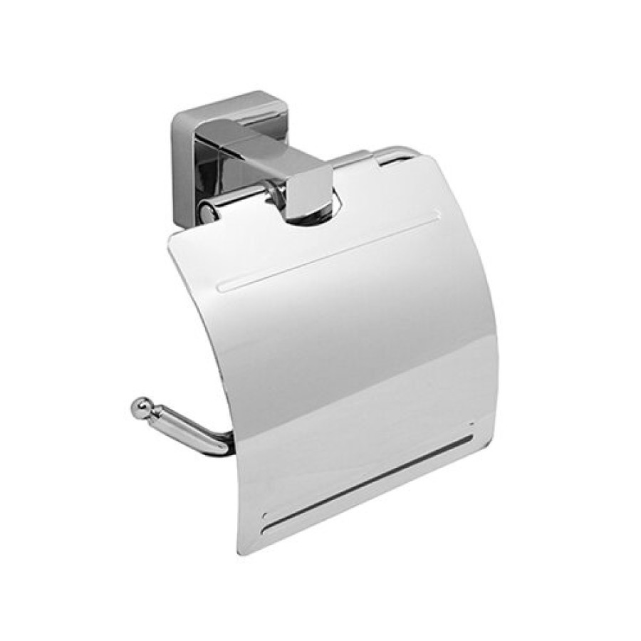 Держатель для туалетной бумаги WasserKRAFT Lippe, с крышкой, K-6525, хром