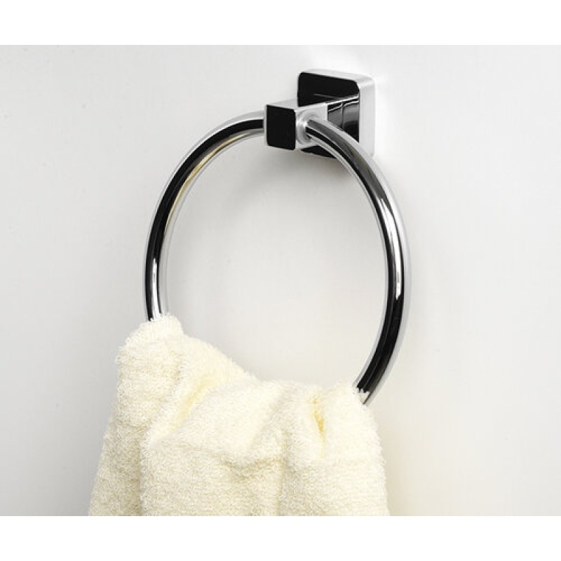 Полотенцедержатель кольцо WasserKRAFT Lippe, 20 см, хром, K-6560