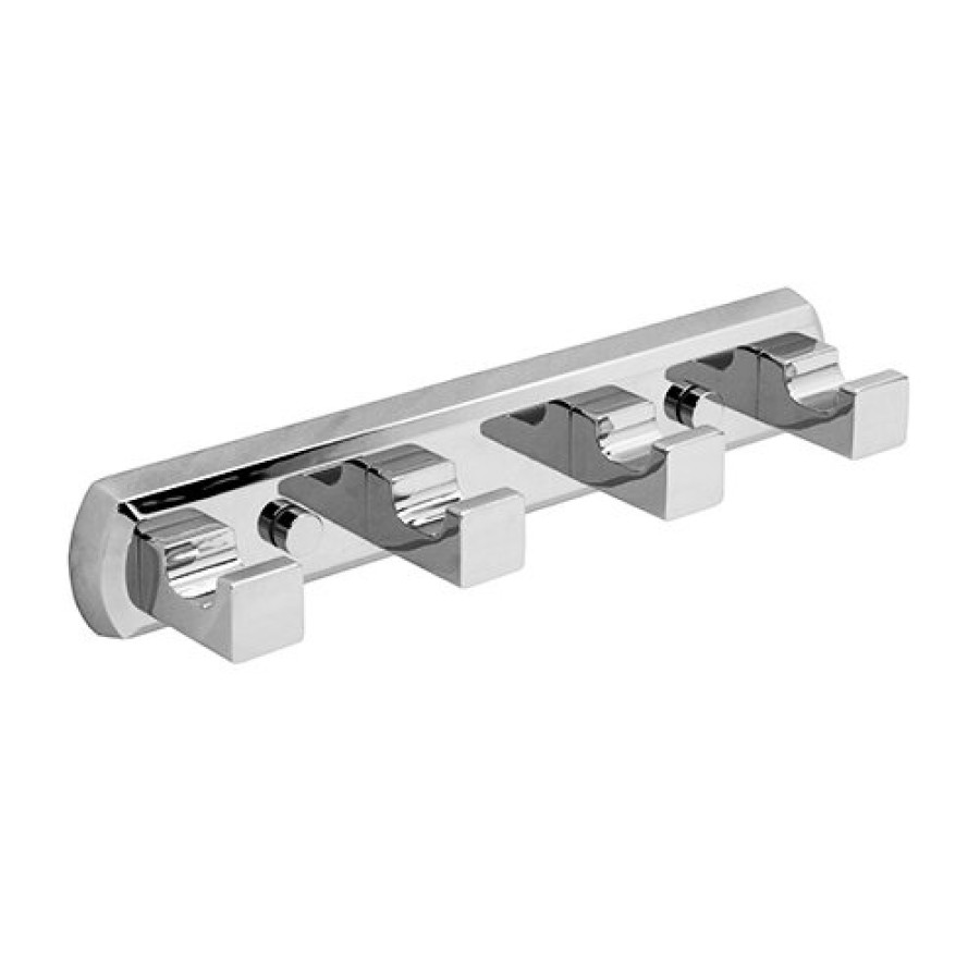 Крючок настенный WasserKRAFT Lippe, 4 крючка, K-6574, хром