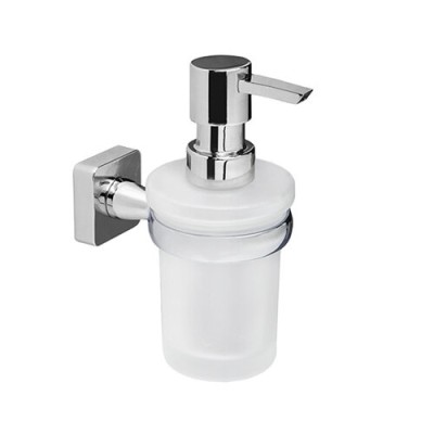 Дозатор с держателем WasserKRAFT Lippe, K-6599, белый