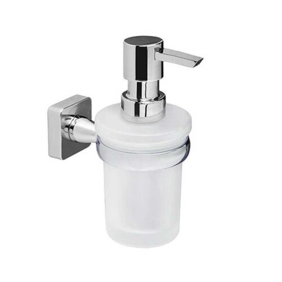 Дозатор с держателем WasserKRAFT Lippe, K-6599, белый