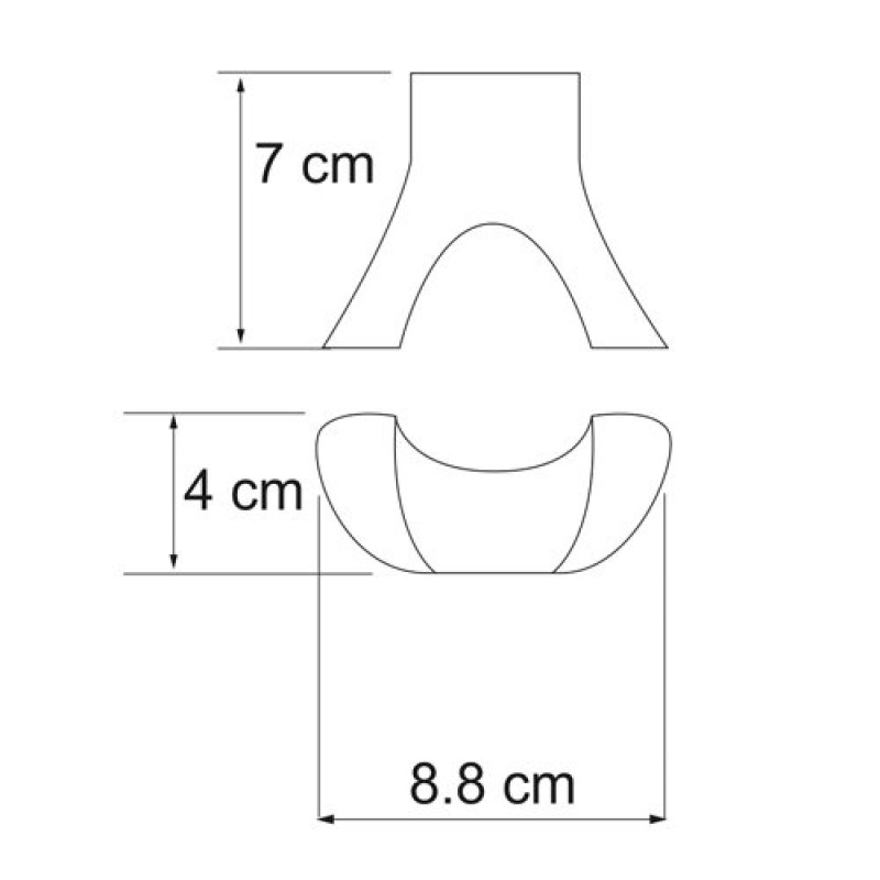 Крючок WasserKRAFT Berkel, двойной, K-6823D, хром