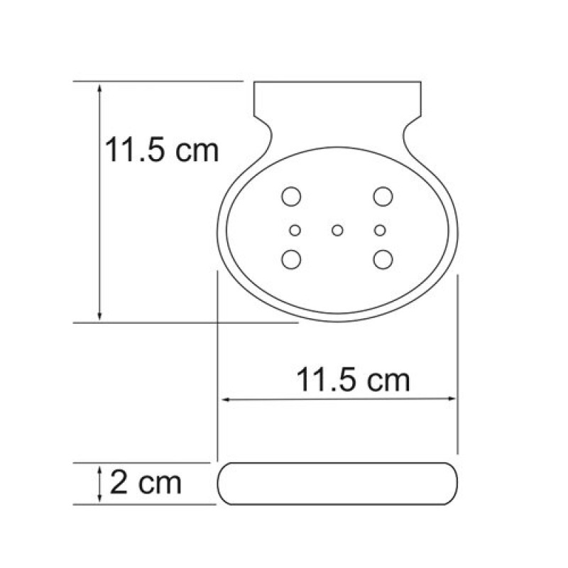 Мыльница-решетка WasserKRAFT Berkel, K-6869, хром