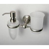 Держатель стакана и дозатора WasserKRAFT Ammer, K-7089, хром
