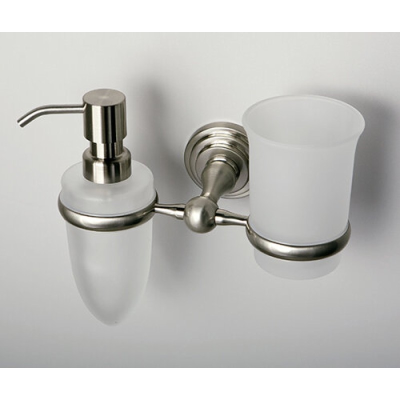 Держатель стакана и дозатора WasserKRAFT Ammer, K-7089, хром