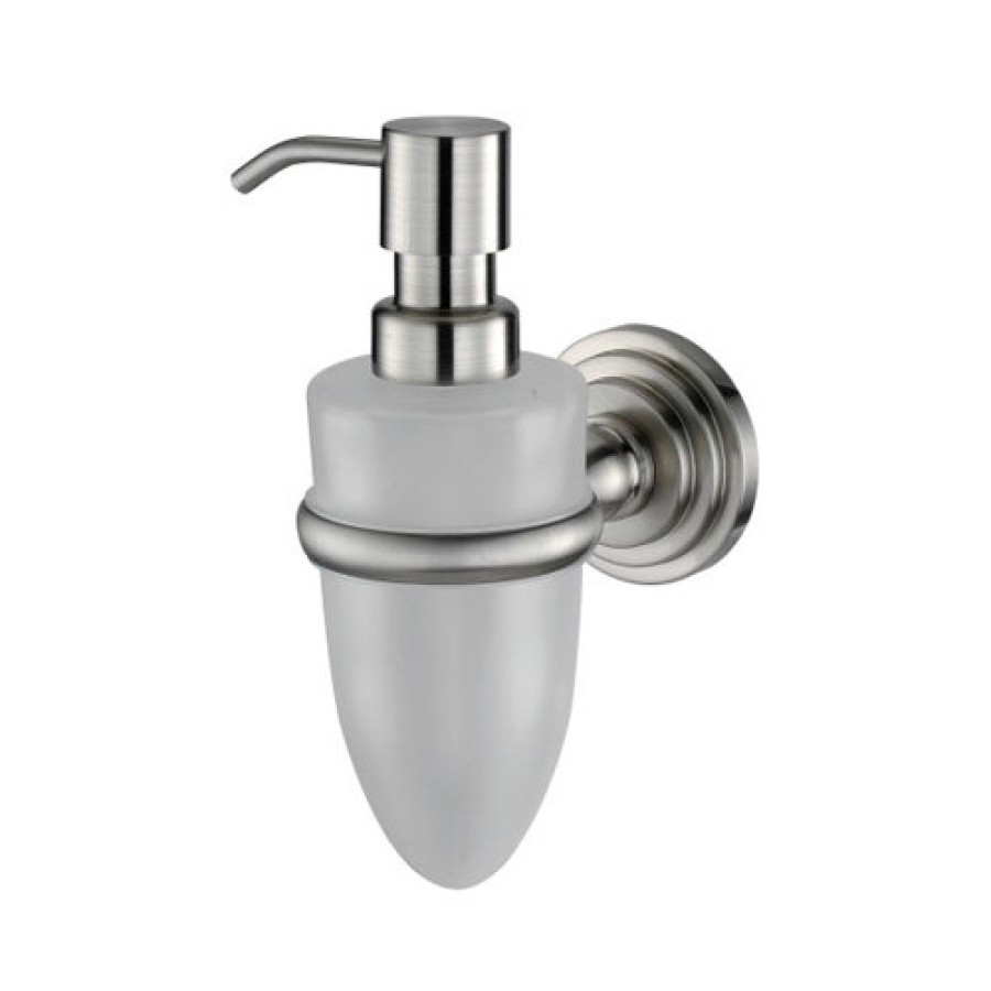 Дозатор стеклянный с держателем WasserKRAFT Ammer, K-7099, хром