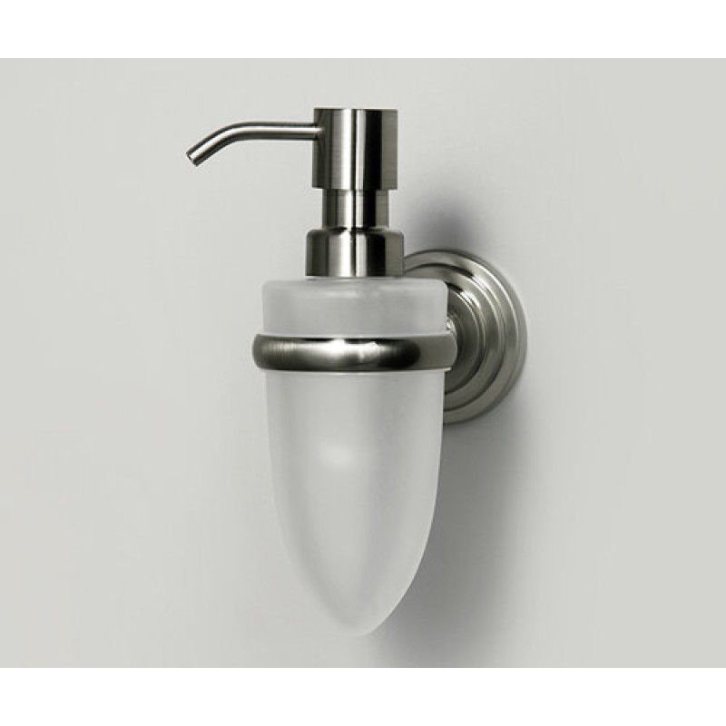 Дозатор стеклянный с держателем WasserKRAFT Ammer, K-7099, хром