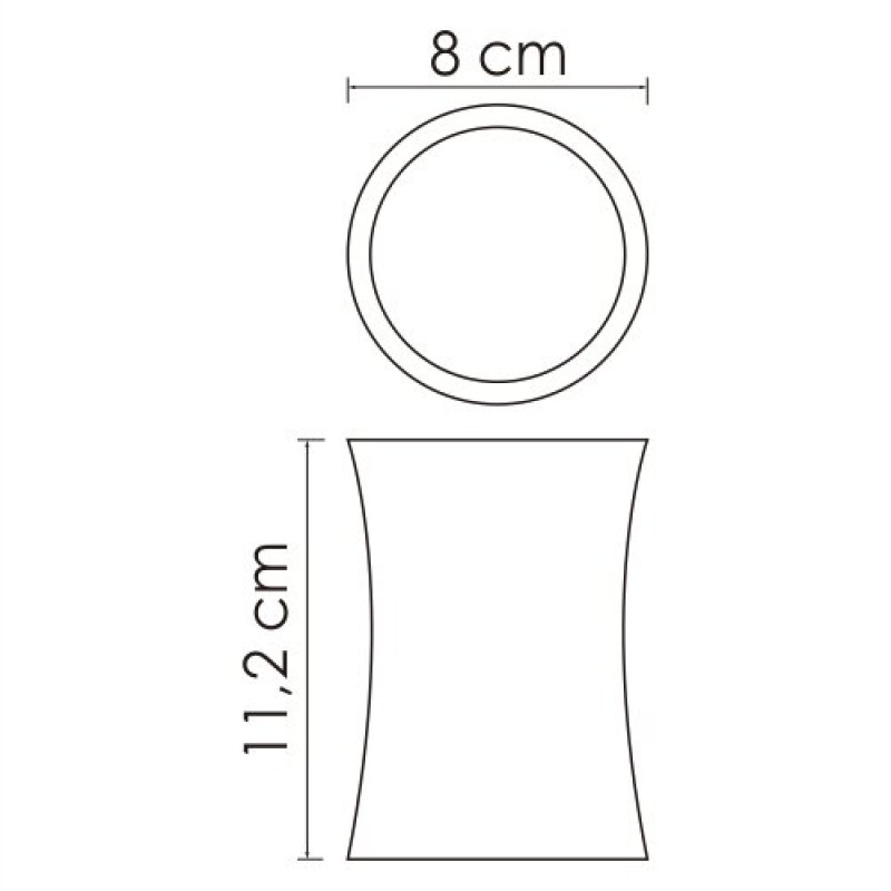 Стакан для зубных щеток WasserKRAFT Salm, K-7628, хром