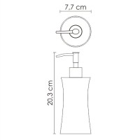 Дозатор для жидкого мыла WasserKRAFT Salm, K-7699, хром