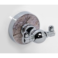 Крючок двойной WasserKRAFT Nau, K-7723D, хром