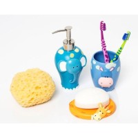 Стакан для зубных щеток WasserKraft Lippe, K-8128, голубой