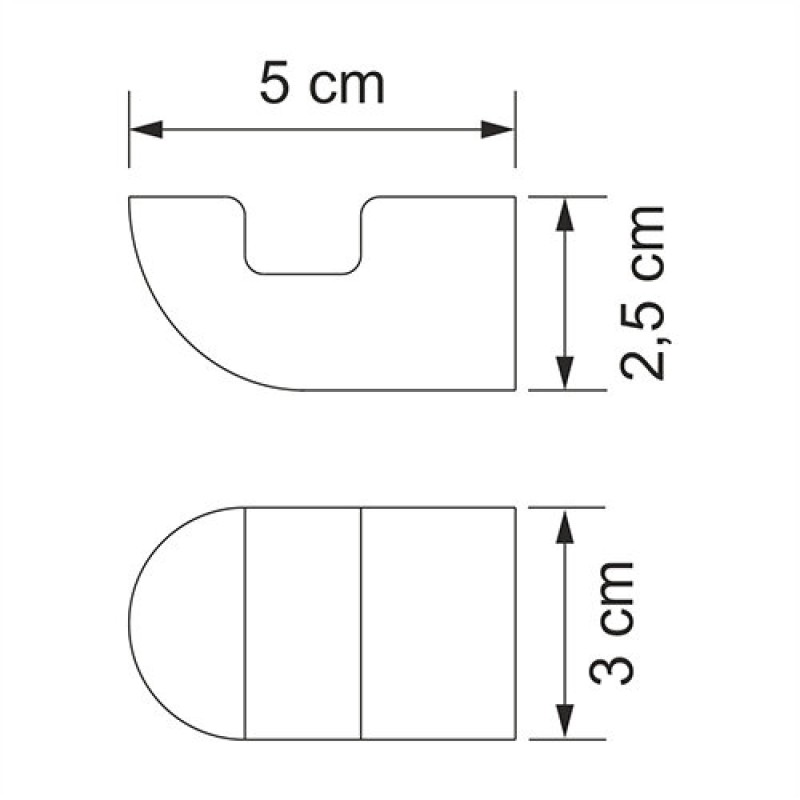Крючок WasserKRAFT Kammel, K-8323W, белый
