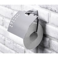 Держатель туалетной бумаги WasserKraft Kammel, с крышкой, К-8325, хром