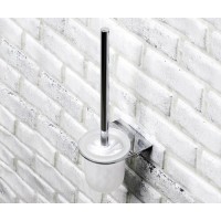 Щетка для унитаза WasserKraft Kammel, подвесная, К-8327, белый/хром