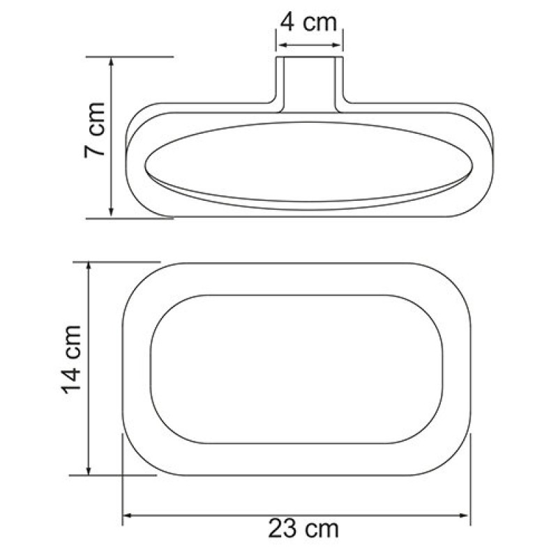 Полотенцедержатель-кольцо WasserKraft Kammel, кольцо, 23 см, хром, К-8360