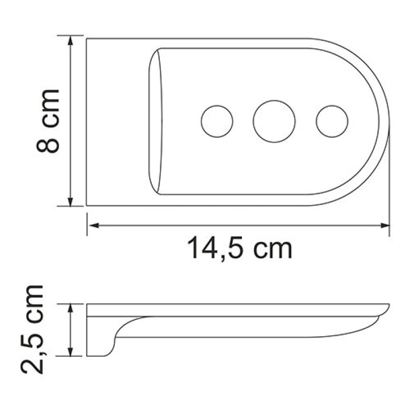 Полка WasserKraft Kammel, К-8369