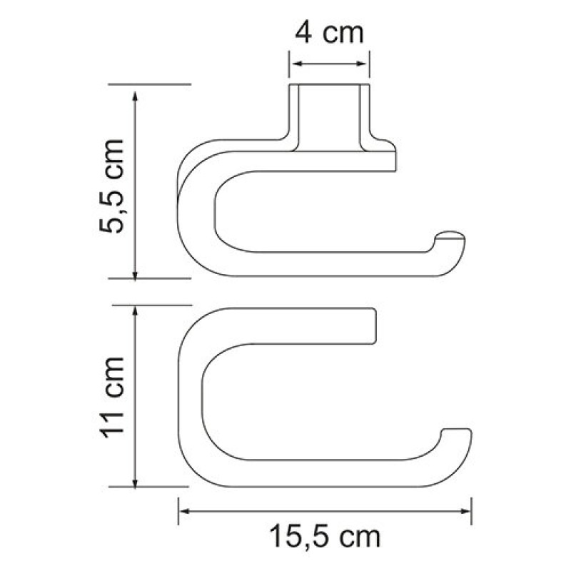 Держатель туалетной бумаги WasserKraft Kammel, К-8396, хром