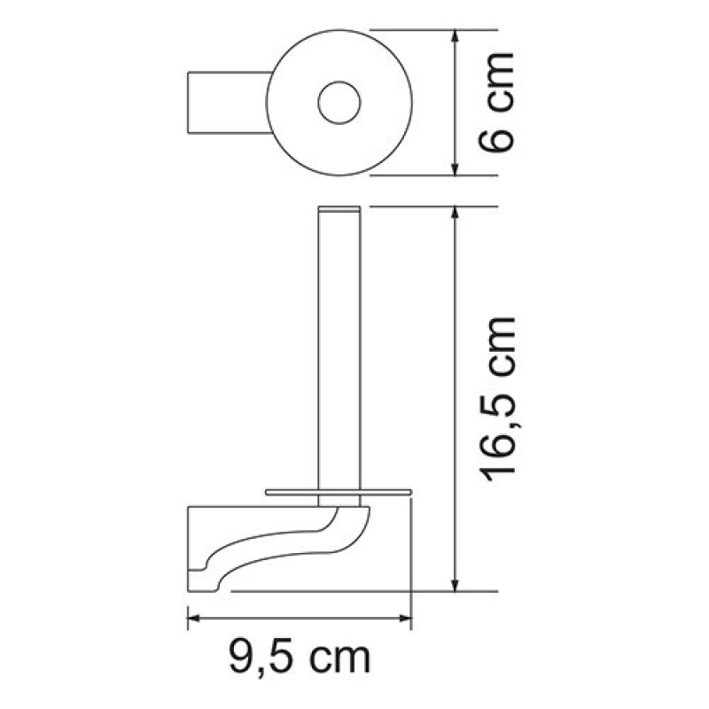 Держатель туалетной бумаги WasserKraft Kammel, К-8397, хром
