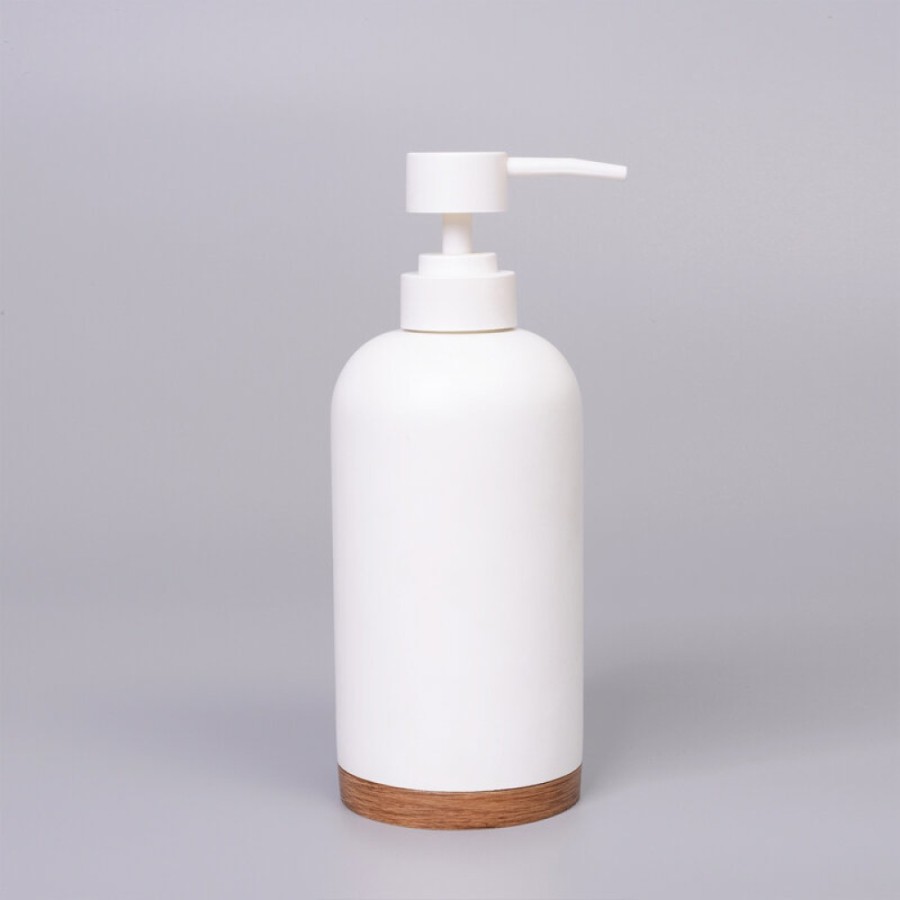 Дозатор для жидкого мыла WasserKRAFT Mindel, белый/дерево, K-8899