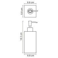 Дозатор для жидкого мыла WasserKRAFT Kammel, белый/серый, K-9199