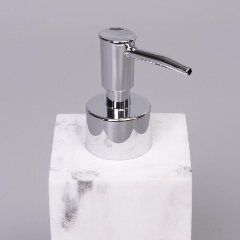 Дозатор для жидкого мыла WasserKRAFT Kammel, белый/серый, K-9199