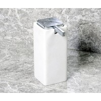 Дозатор для жидкого мыла WasserKRAFT Oder, 235 мл, K-9699, хром/белый