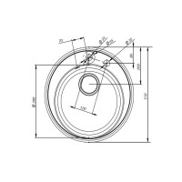 Кухонная мойка Iddis Kitchen G K04S511i87, 51 см, искусственный камень, цвет сафари
