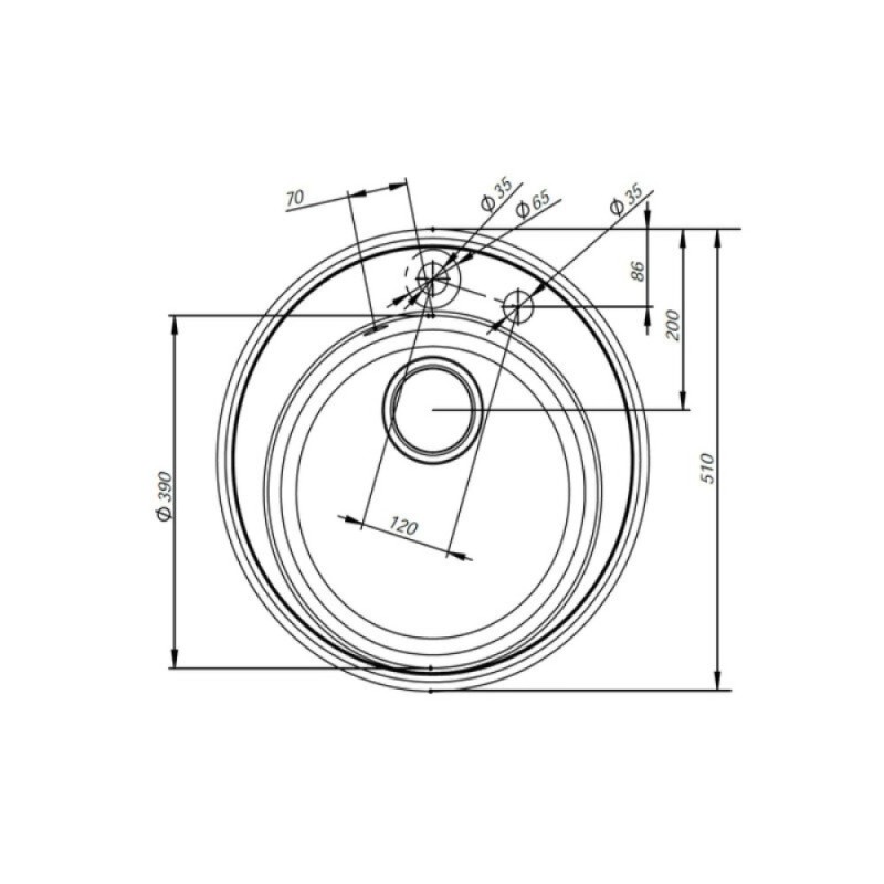 Кухонная мойка Iddis Kitchen G K04S511i87, 51 см, искусственный камень, цвет сафари
