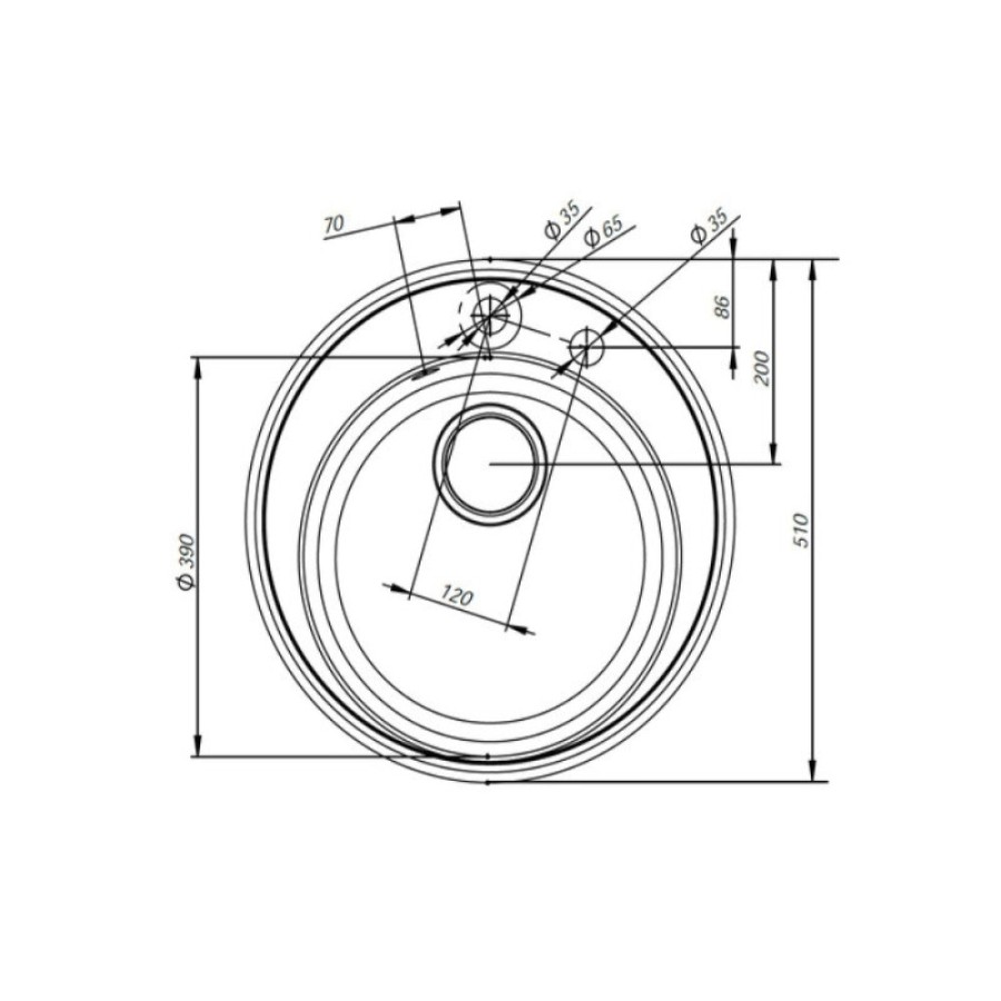Кухонная мойка Iddis Kitchen G K04S511i87, 51 см, искусственный камень, цвет сафари
