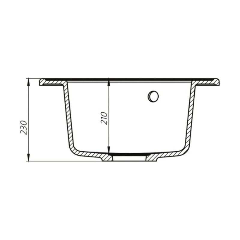 Кухонная мойка Iddis Kitchen G K04S511i87, 51 см, искусственный камень, цвет сафари