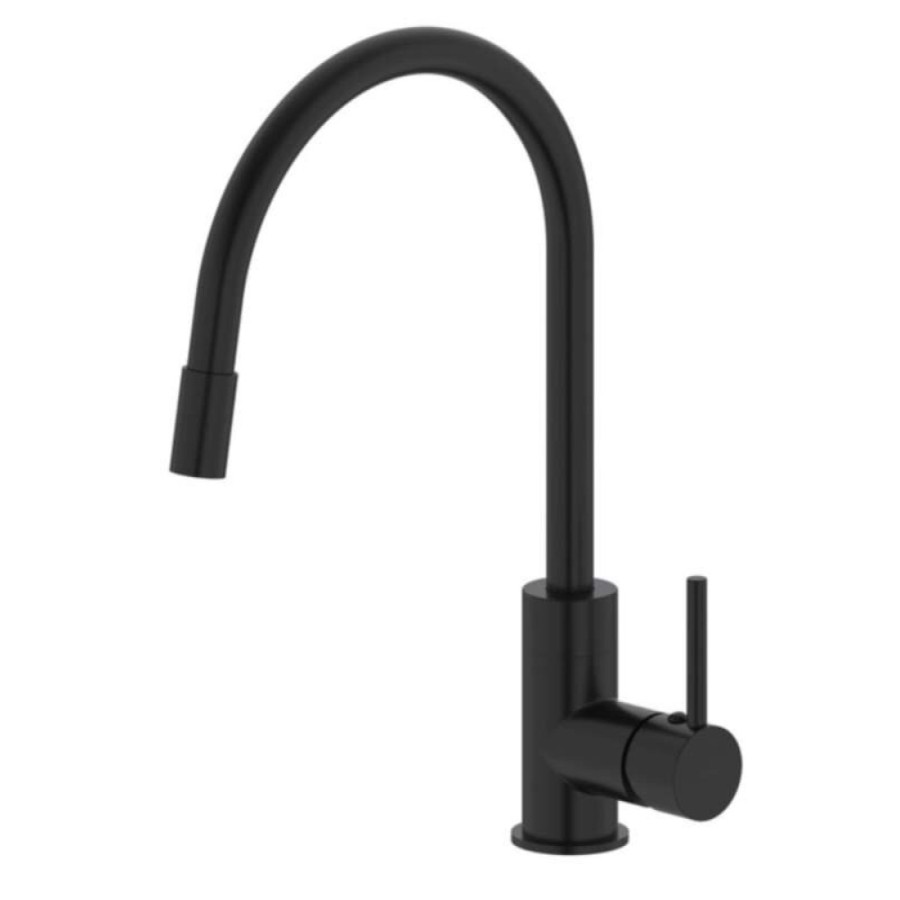 Смеситель для кухонной мойки Iddis Kitchen 360, черный матовый, K36BLJ0i05