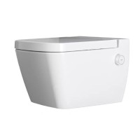 Инсталляция подвесного унитаза TECE Base K440403.WC2 TECEone с клавишей смыва TECEnow, черный глянцевый