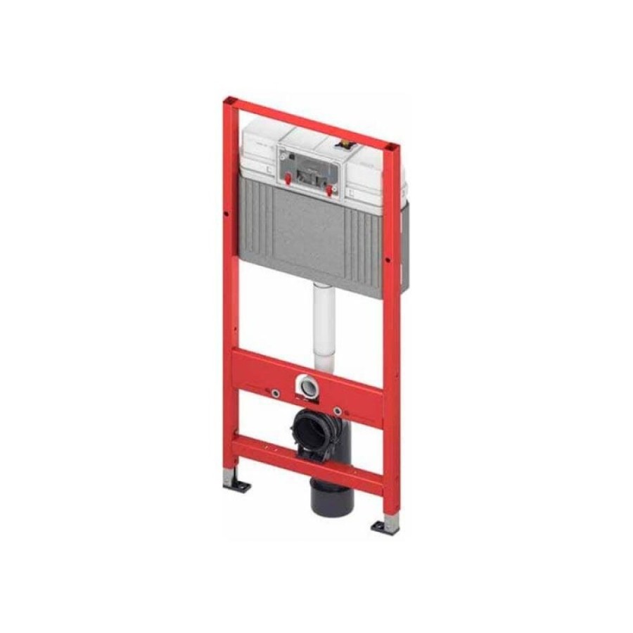 Инсталляция подвесного унитаза TECE Base K440921.WC1 TECE V04 с клавишей смыва TECEloop, хром глянцевый