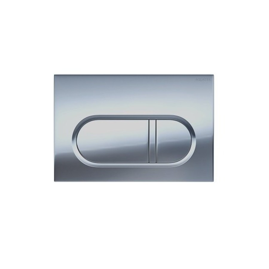 Клавиша смыва Aquatek KDI-0000044, механическая, цвет хром матовый