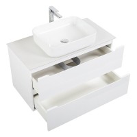 Столешница BelBagno 100 см, керамогранит, цвет Bianco Opaco, KEP-100-BO