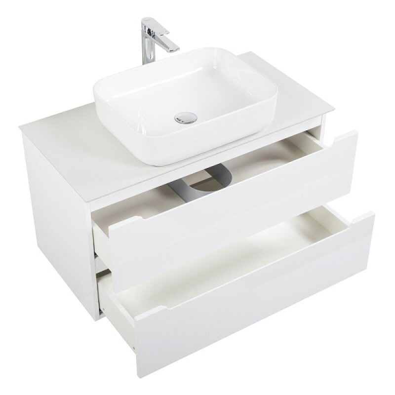 Столешница BelBagno 100 см, керамогранит, цвет Bianco Opaco, KEP-100-BO