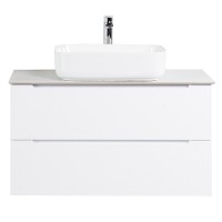 Столешница BelBagno 100 см, керамогранит, цвет Bianco Opaco, KEP-100-BO