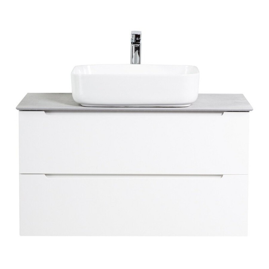 Столешница BelBagno 100 см, керамогранит, цвет Cemento Struttura, KEP-100-CESTR