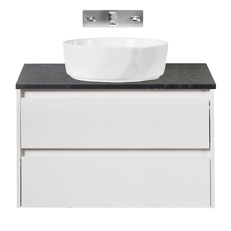 Столешница BelBagno 100 см, керамогранит, цвет Marmo Nero Opaco, KEP-100-MNO-W0