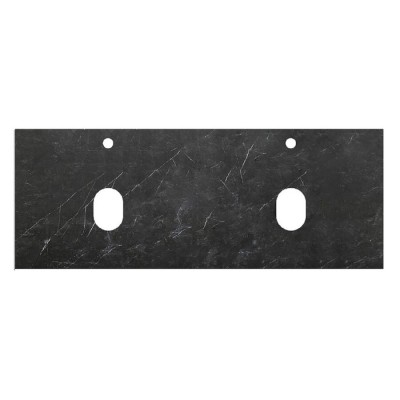 Столешница BelBagno KEP-120-2-MNO, 120 см, керамогранит, Marmo Nero Opaco