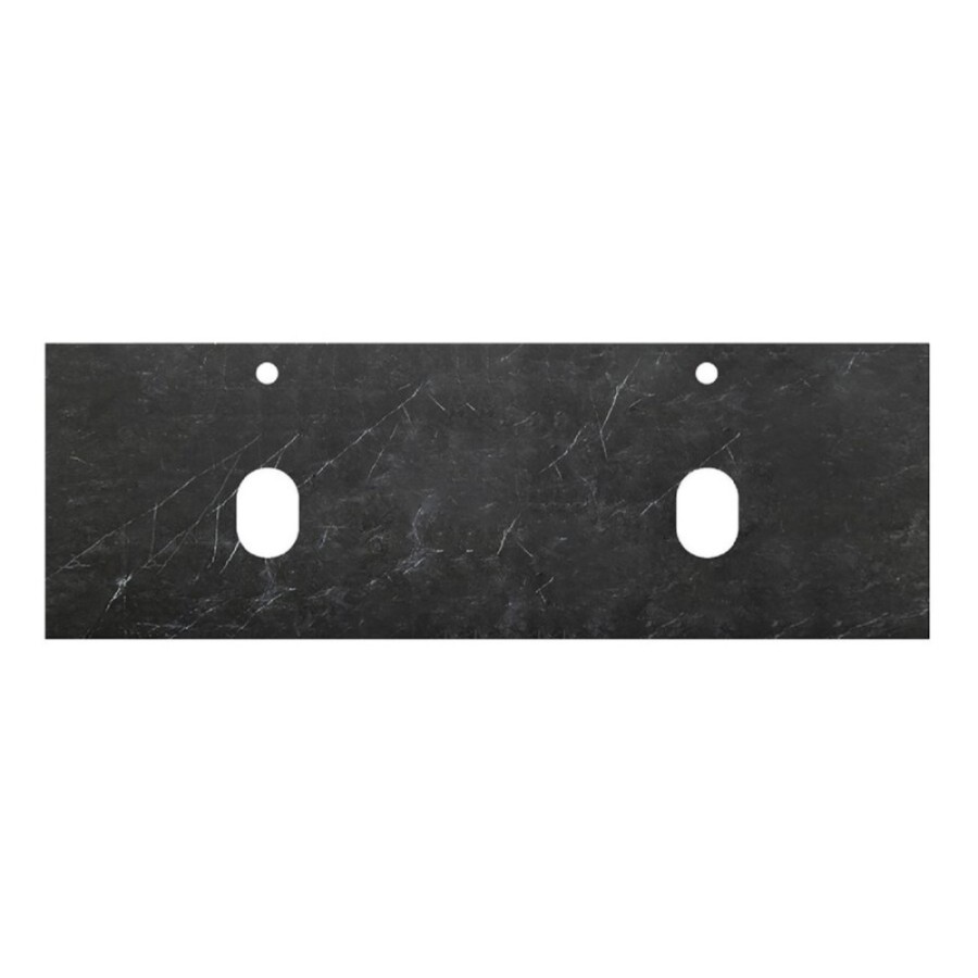 Столешница BelBagno KEP-140-2-MNO, 140 см, керамогранит, Marmo Nero Opaco